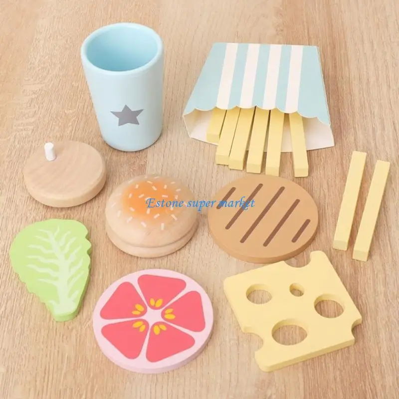 090bプレイフードセットおもちゃの品揃えの料理料理プレイセットアクセサリー＆幼児用幼稚園教育のおもちゃのギフト