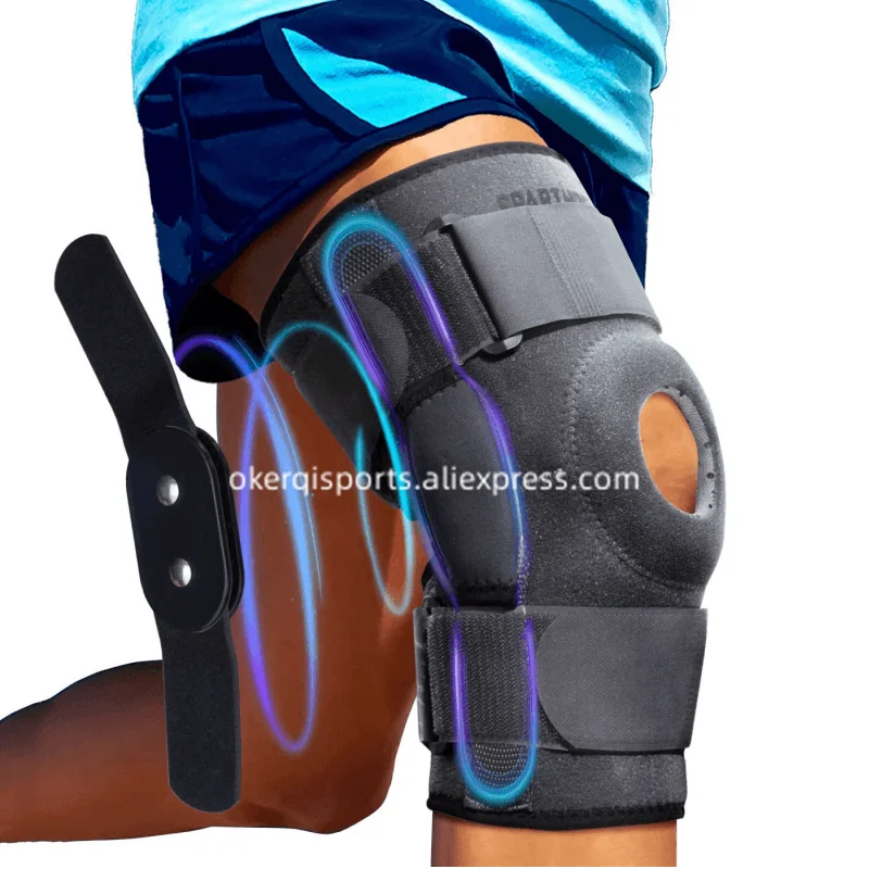 Supporto per ginocchio 1PC intrattenimento sportivo allenamento regolabile ed esercizio attrezzature per il Fitness ginocchiere per il corpo di