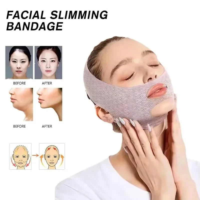 Lifting Anti Wrinkle V Line Health Chin Cheek Slimming Bandage Lifting Mask Face Strap V Shaper  Band Sleeping Mask Beauty