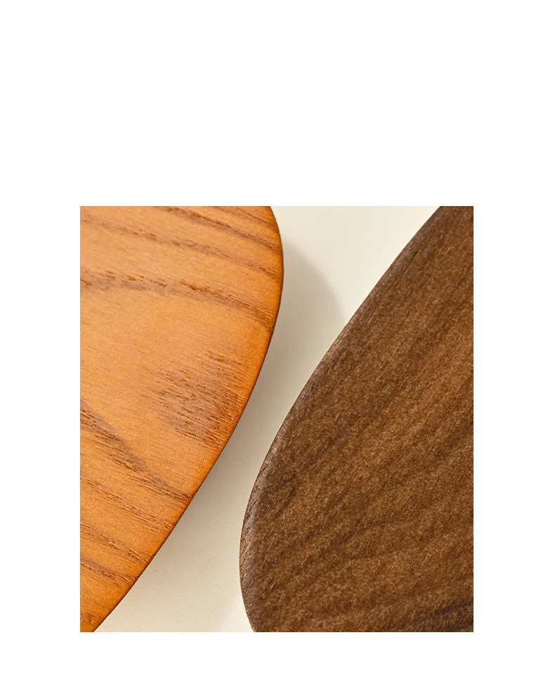 Oirlv Holzschmuck-Präsentationstablett - Natürliches Holzmaserungsdesign, ideal zur Präsentation von Schmuck, Halsketten und kleinen Accessoires. – Detail 11