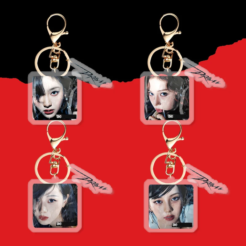 

KPOP Keychain KARINA GISELLE WINTER NINGNING Drama Album Acrylic Keychain Keyring Accessories Bag Pendant Fans Collection Gift