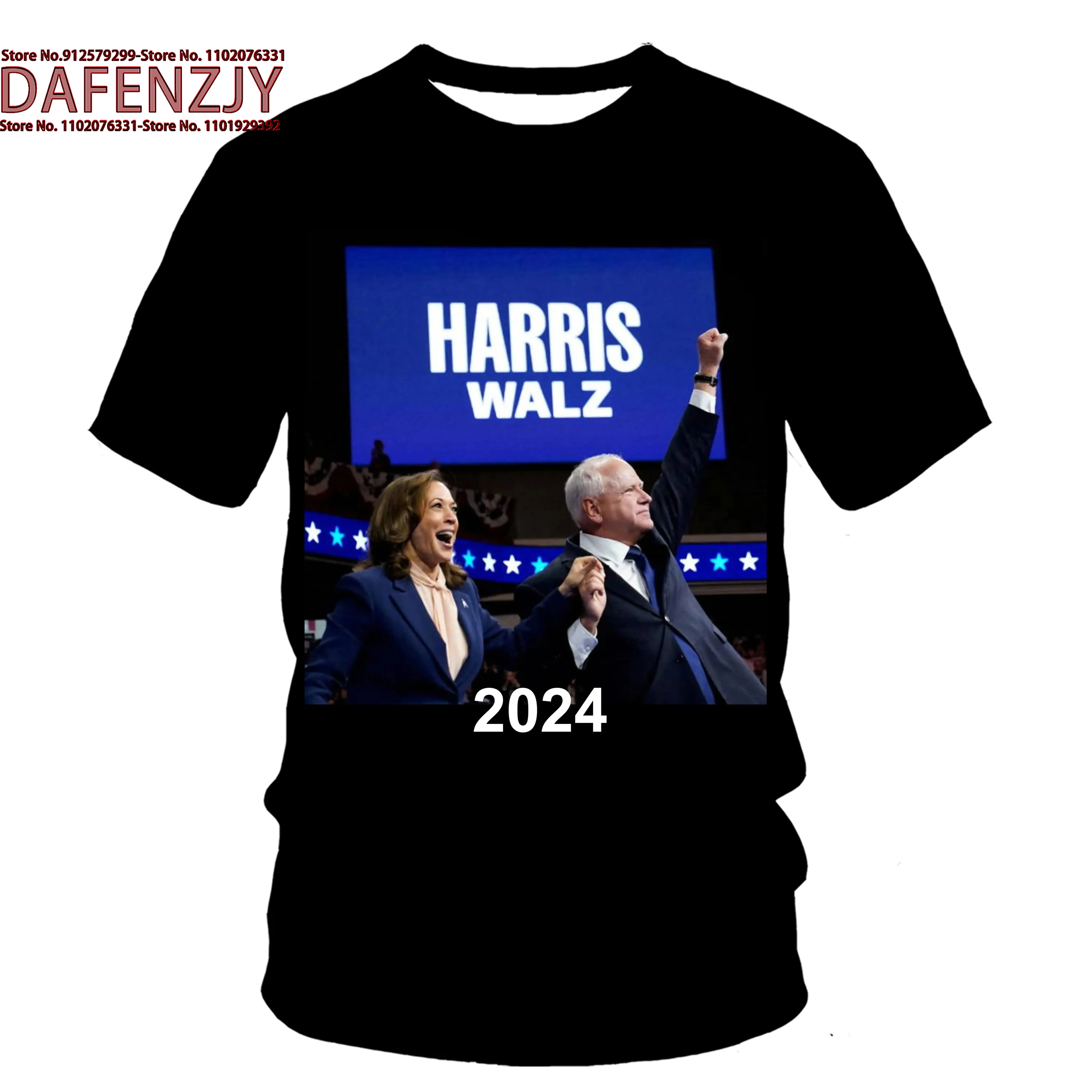3D T Shirt For Men Women American Kamala Harris T-Shirt Men Women United States Presidential Election Graphic T Shirts Yes We Ka