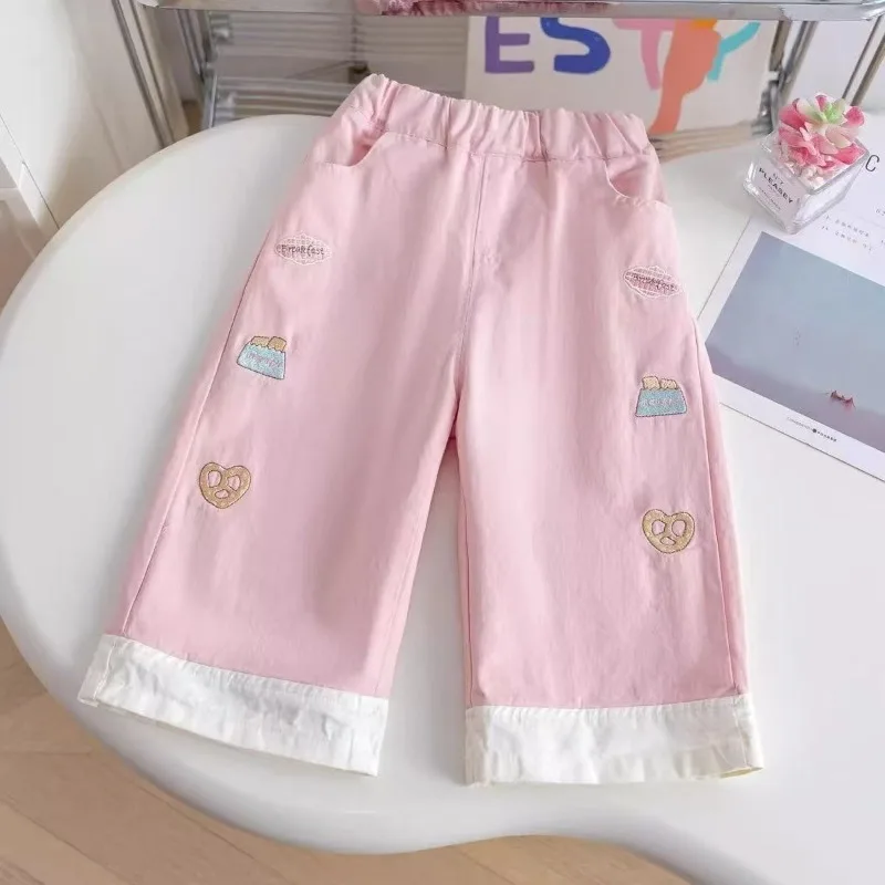 Pants Girls New Fashionable Childrens Baby Stylish Spring Autumn Casual Trousers Soft Comrfortable Cozy 2025