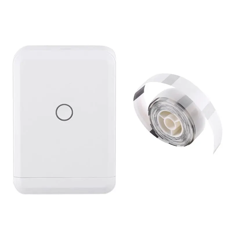 White Label Maker Machine With Transparent Labels, Small Thermal Sticker Printer , Portable Bluetooth Connection