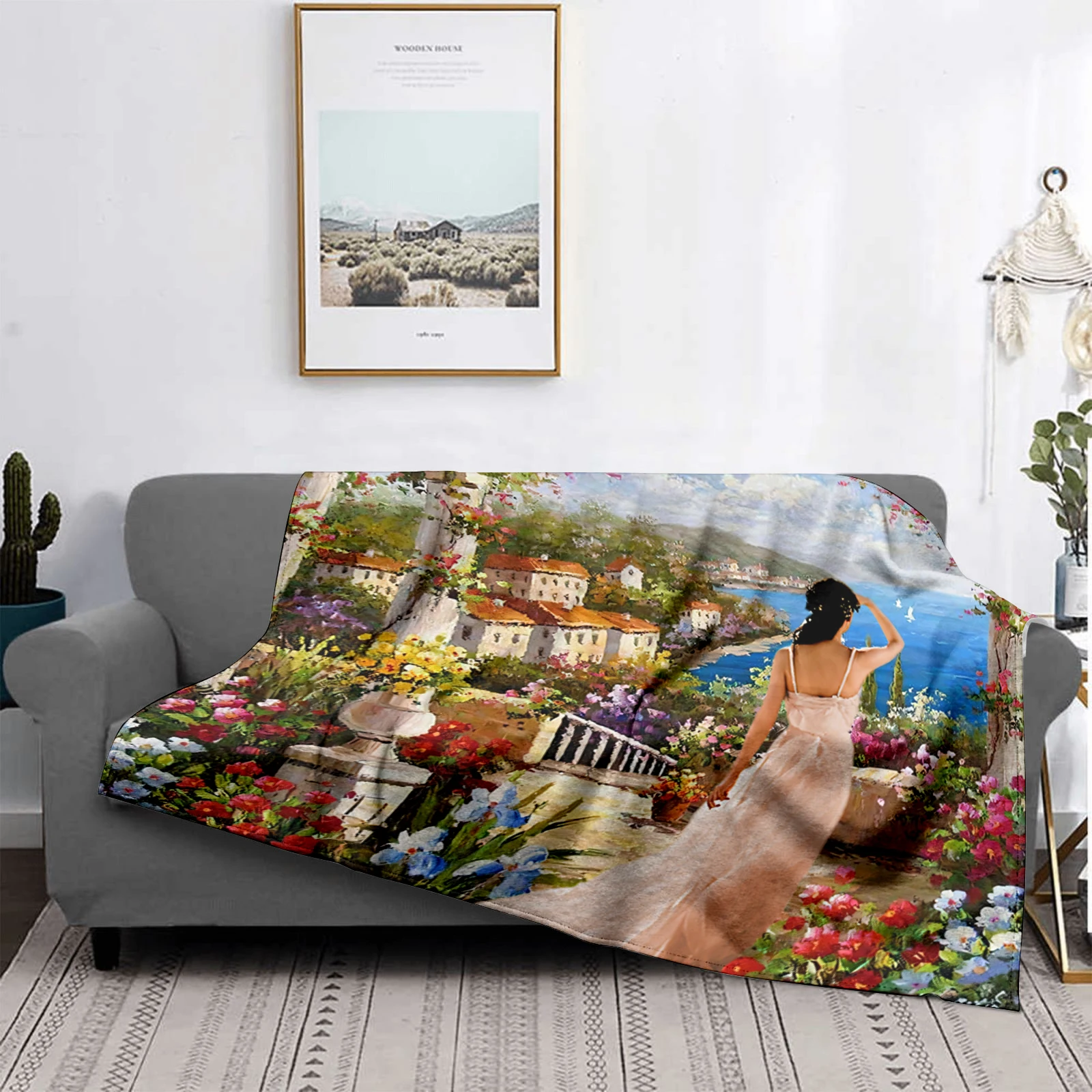 Home decoration plush Sofa blanket Colorful Animal  Bedspread on the bed anime fluffy soft blankets thick blanket for winte