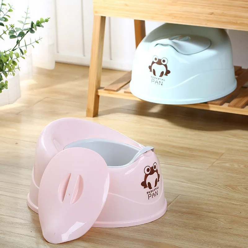 Baby Potty Seat With Cover Children\'s Pot Baby Toilet Thickened Portable Training Seat Kids Travel Toilet Urinal Easy Clean 1-4Y