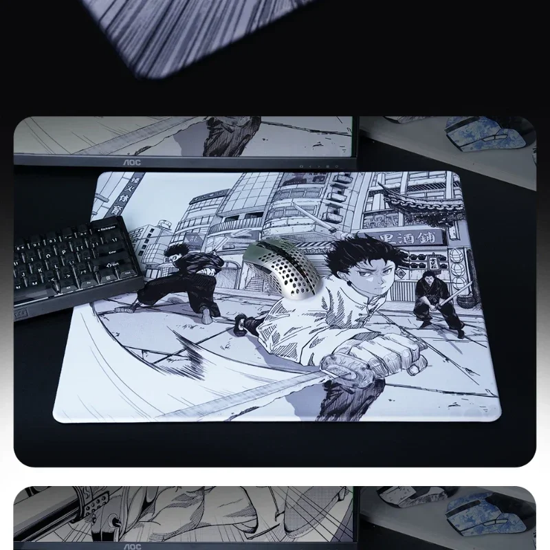 Popular Comic Mouse Pad Customization Anti-Slip Waterproof Stable for E-sports Games Special Primer Computer Mouse Pad Comic