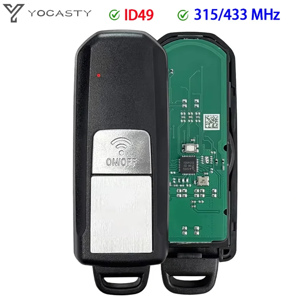YOCASTY 315/433Mhz Motorcycle Key For YAMAHA T-MAX TMAX530 TMAX560 530 560 2017-2023 ID49 Chip P/N BC3-86261-01/ 2DF-82511-09