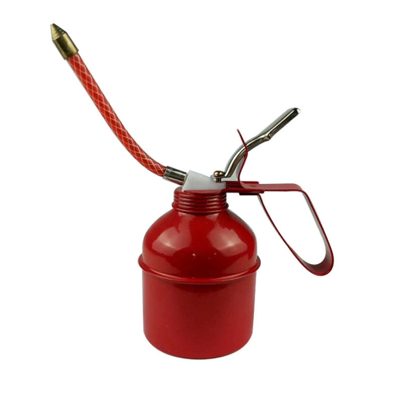 1PC Hand Oil Pot  270ml 400ml Hose Oil Pot Large Capacity Iron Oil Pot  DIY Home Repair of Manual Oil Gun Accessories  Tools