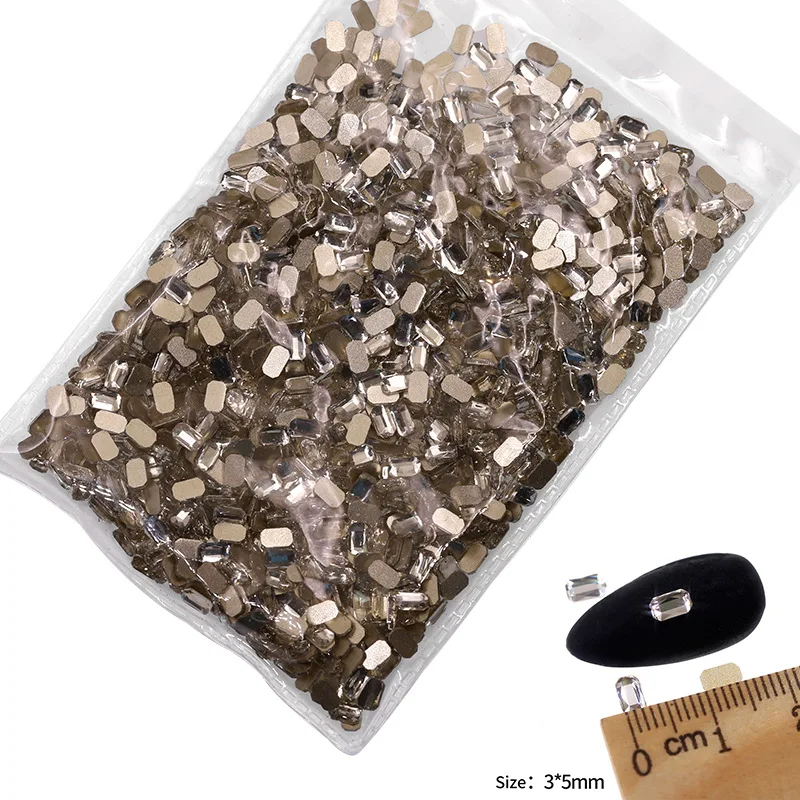 VDD P581-P616/P516/P552/P565 Großhandel 1440 Stück Glas-Kristall-Strasssteine Flachboden-Form für Nagelkunst, DIY-Bastelarbeiten und Dekoration – Detail 27