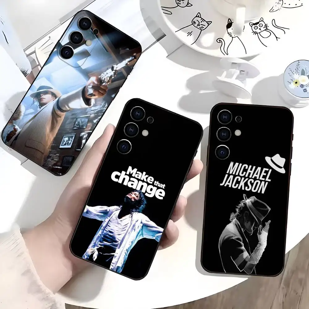 

M-Michael J-Jackson Phone Case Silicone Soft For Samsung S25,S24,S21,S22,S23,S30,Ultra,S20,Plus,Fe,Lite
