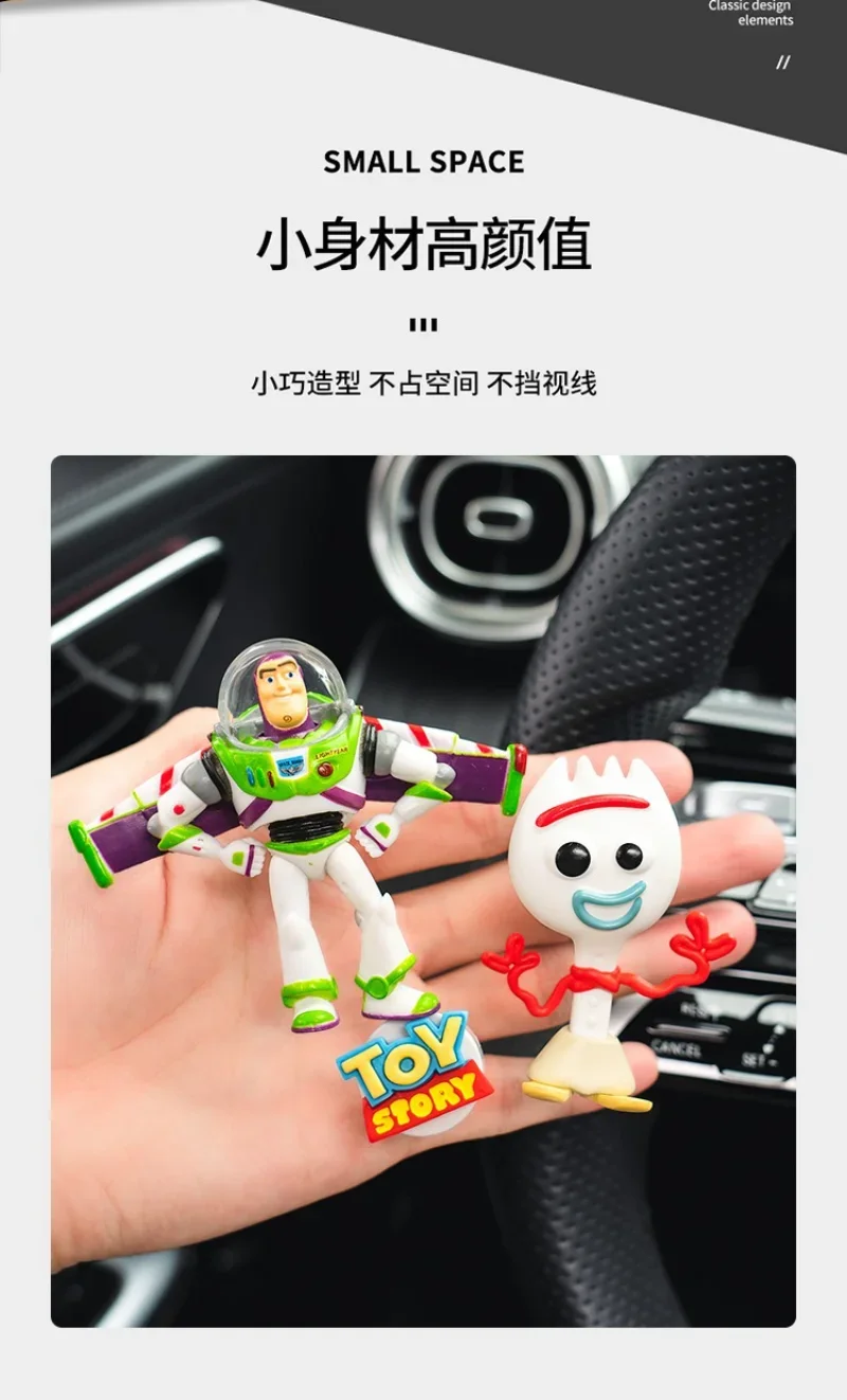 Toy Story Woody & Buzz Lightyear Auto-Duftclip, Cartoon-Lufterfrischer für die Auto-Klimaanlage – Detail 2