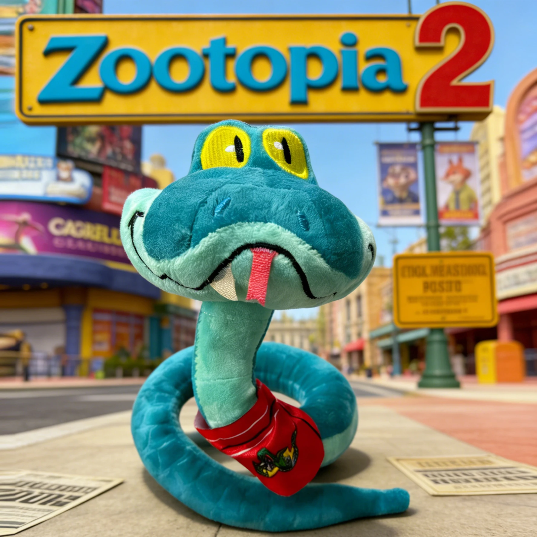 

Disney Zootopia 2, плюшевая игрушка Gary De'Snake, защемленная форма, персонаж аниме, периферия, плюшевая кукла, подарки на день Святого Валентина ﻿