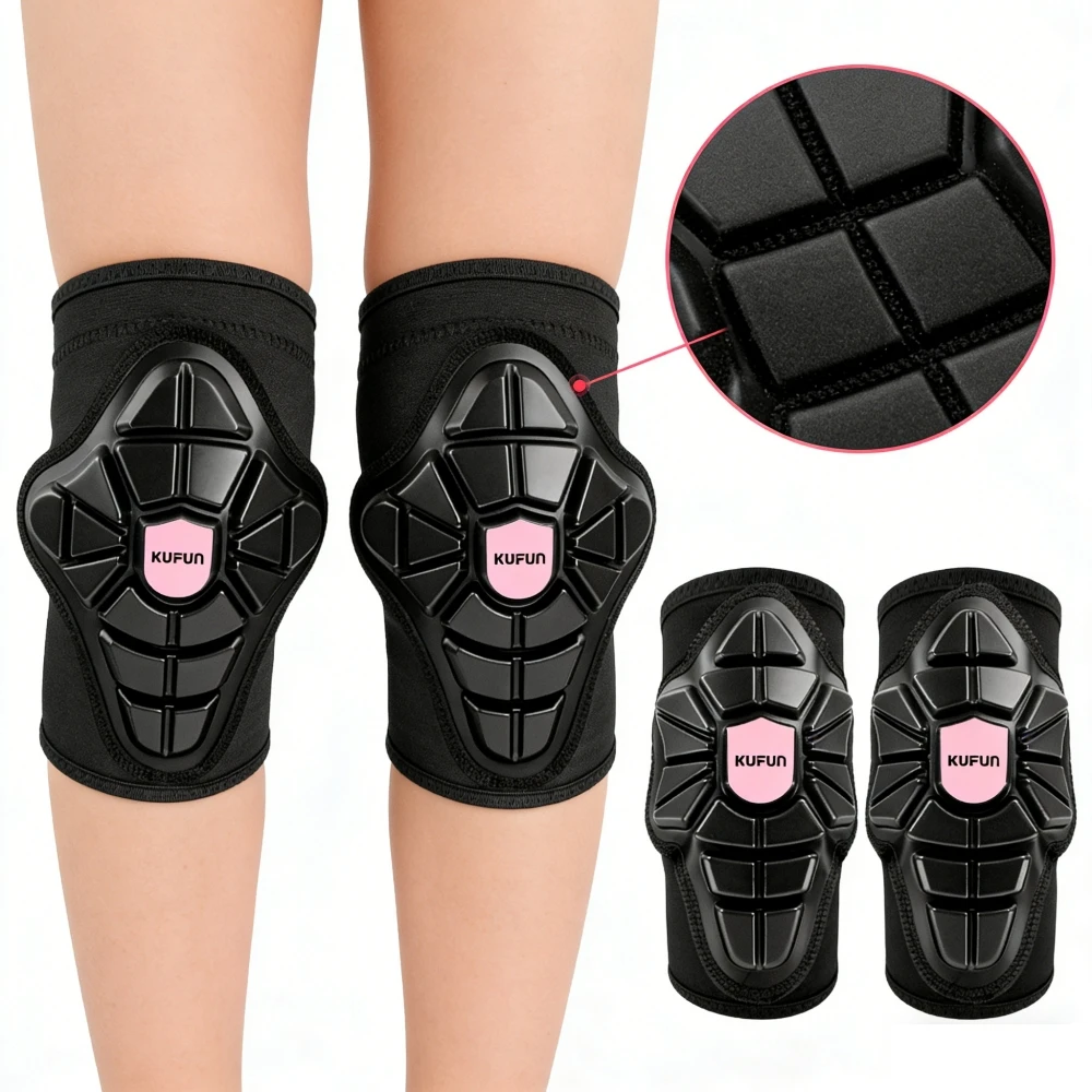 KUFUN Kids Soft Protective Gear Skateboard Bike Shockproof Pain-Reducing for 18-35kg 3-10 years Children Breathable Lightweight