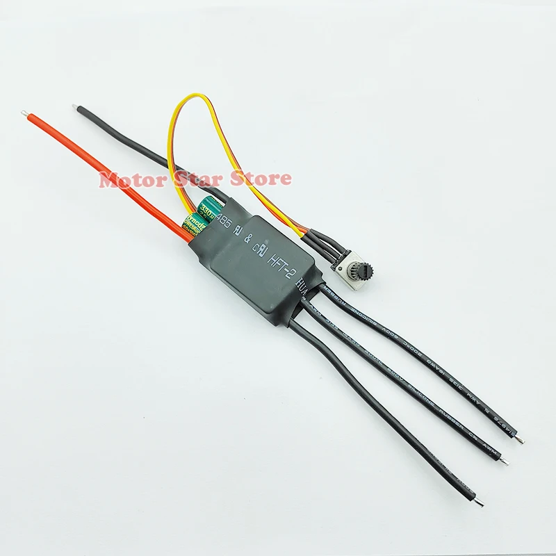 DC 7V-24V 12V 18V 200W BLDC 3-Phase Brushless Motor Driver Hallless DC Motor Drive Board Speed Controller with Potentiometer