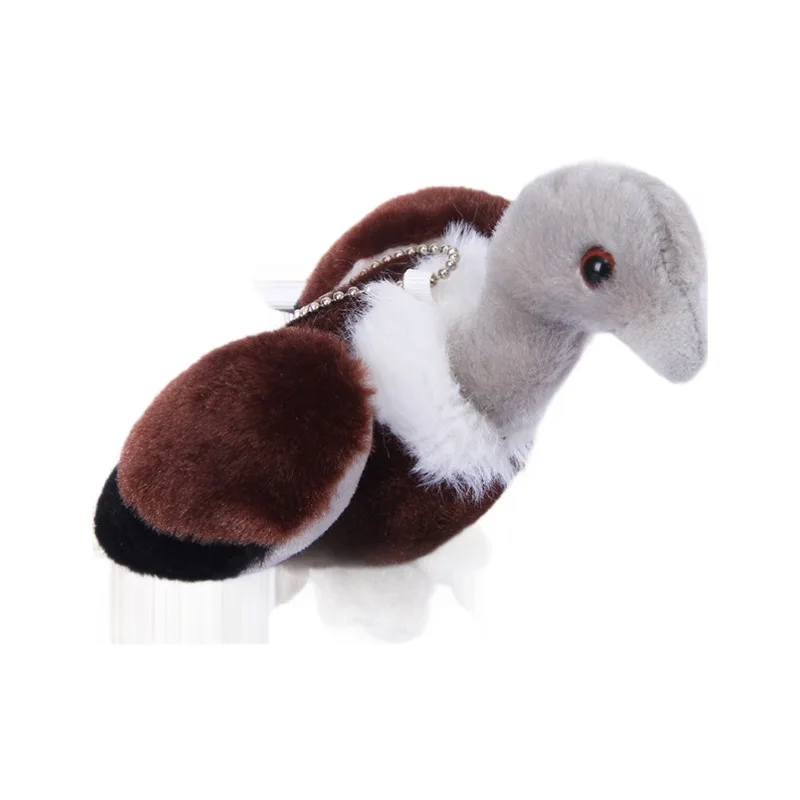 new Cute  Simulated Pelican Owl Swan Bird Doll Plush Toy Keychain Backpack Small Pendant lifelike Doll