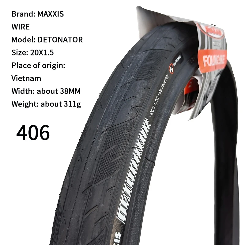 MAXXIS DETONATOR (M203) 700c Ultraleve, Acessório Para Bicicleta, 320g, 700 X 25c, Pneus De Estrada, Fio De Aço 60tpi,Bike Tire