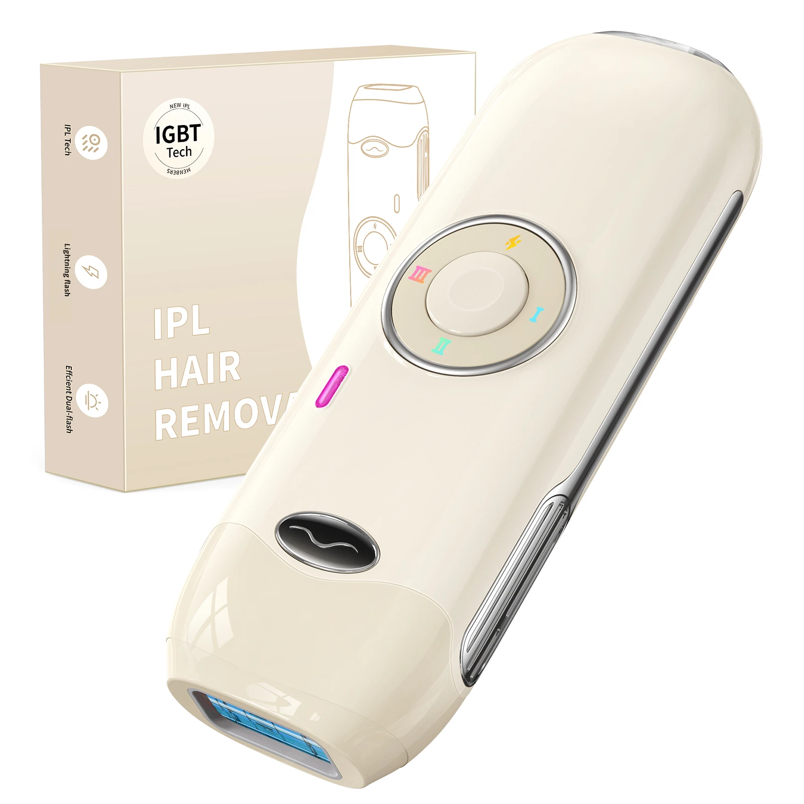 IPL Hair Removal Laser Unlimted light pulses 22J Painless Ultra-fast Light Emission hair removal for men women All Body Treament