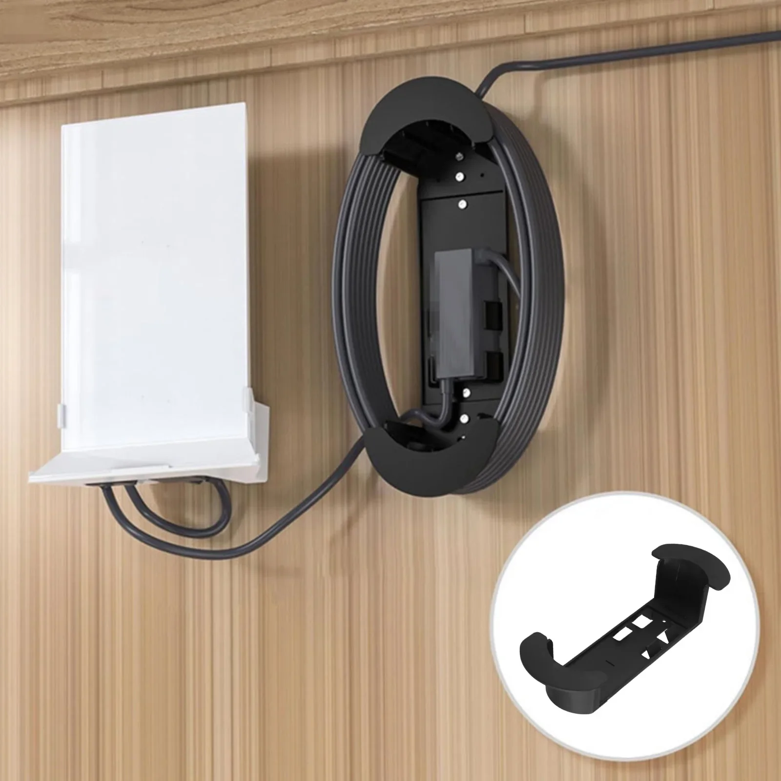 Power Adapter Storage Bracket Mounting Kit ABS Stability Cable Management Accessories For Starlink For Gen 3 Cable Management