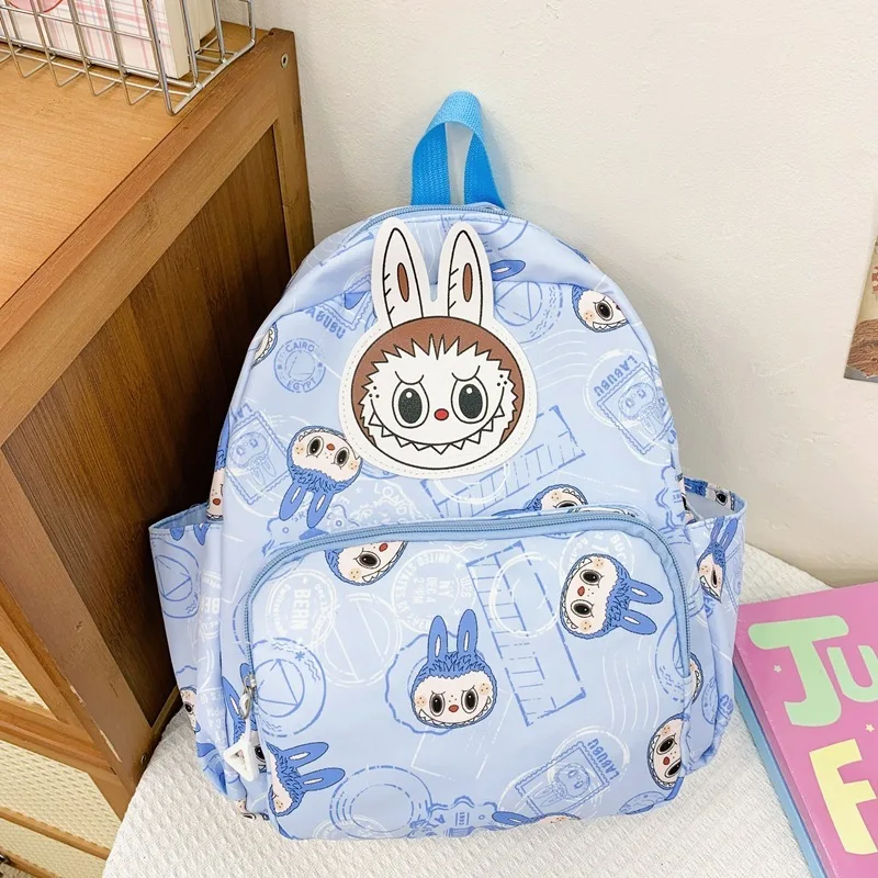 Labubu Backpack Cute Cartoon Anime Peripheral Backpack Children\'S Day Birthday Gift Wholesale Handsome School Miniso Present