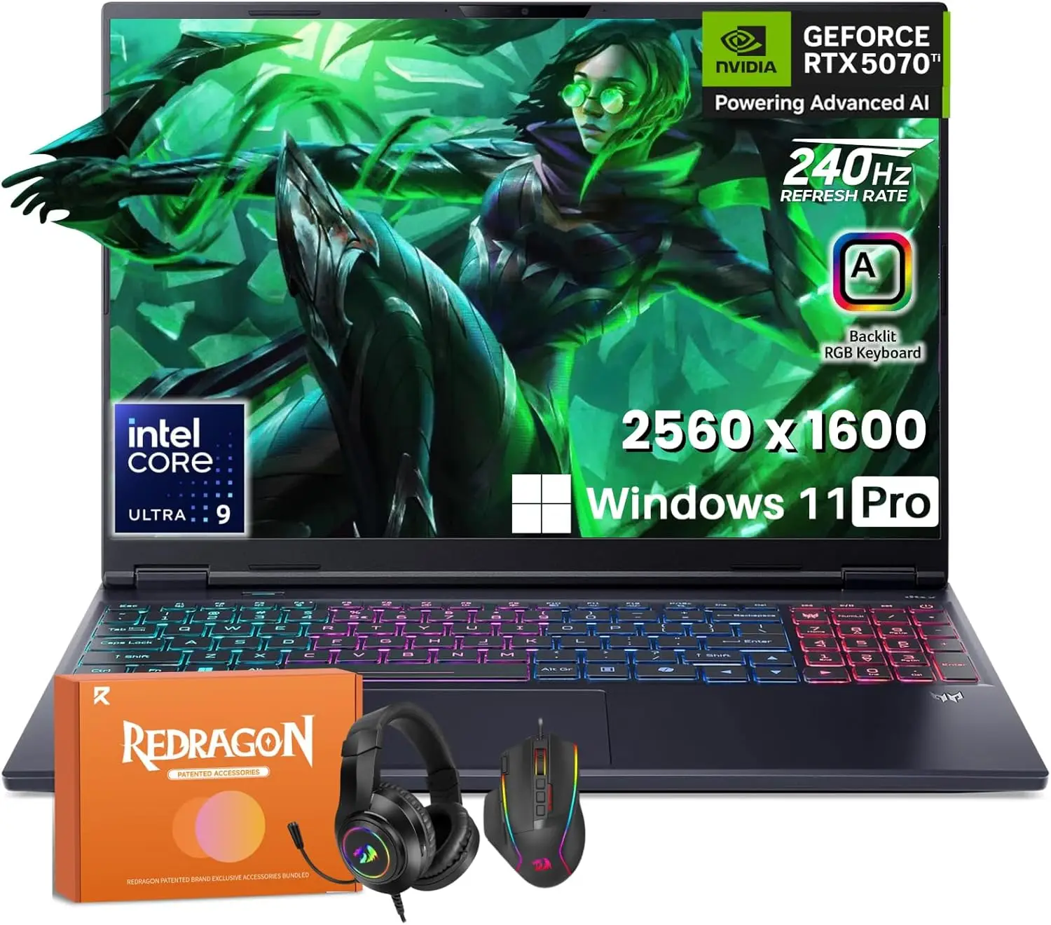 

acer Predator Helios Neo 16S AI Gaming Laptop 2025, NVIDIA RTX 5070 Ti, Intel Ultra 9 275HX, RGB Backlit KB, 64GB DDR5, 1TB SSD,