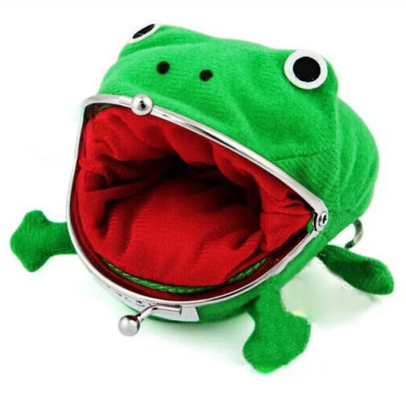 Naruto Frog Coin Purse Anime Personalized Wallet Men Women Earphone Organizer Bag Key Pouch Cartoon Kids Jewelry Storage Bag