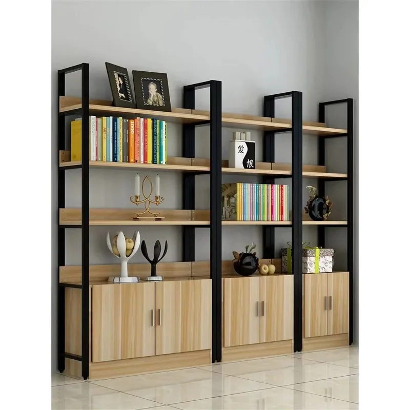 Durable Display Cosmetics Shelves Fashion Supermarket Storage Multi-layer Wooden Cabinet Display Shelves