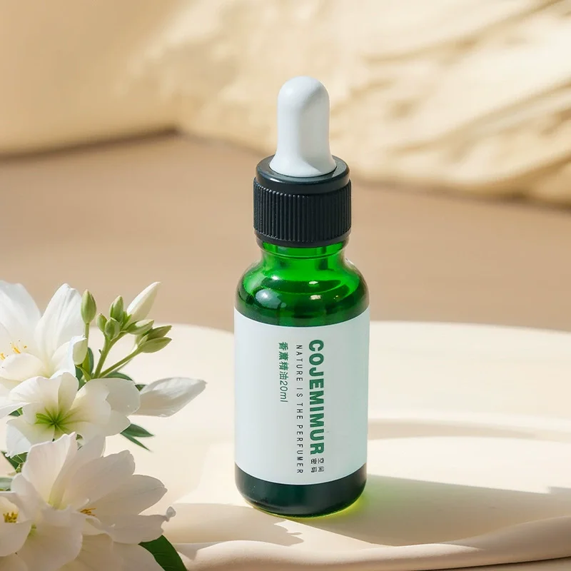 20ml Mini Flameless Aromatherapy Essential Oil Supplementary Fluid Jasmine 21Scents Office/Home Fragrance Freshener Long-lasting