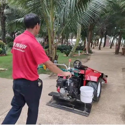 Handheld Walking tractor Beach Sand Cleaner Beach Sand Cleaning Machine