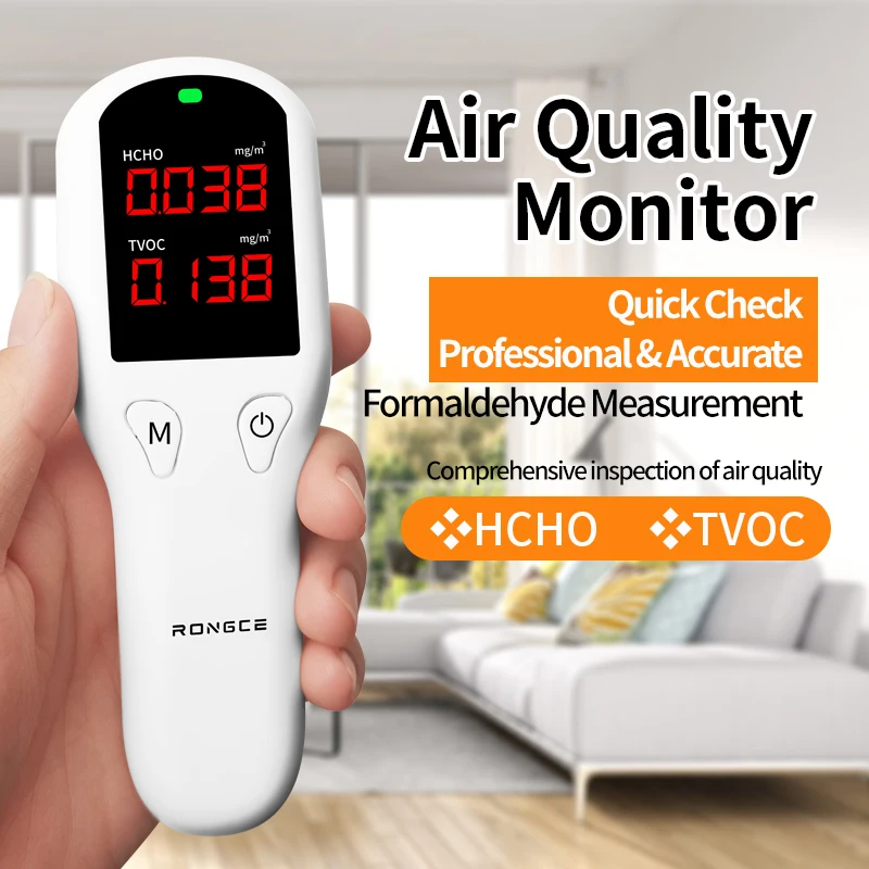 

Детектор формальдегида, монитор качества воздуха, ремонт дома, портативный домашний прибор для тестирования формальдегида, TVOC, профессиональный