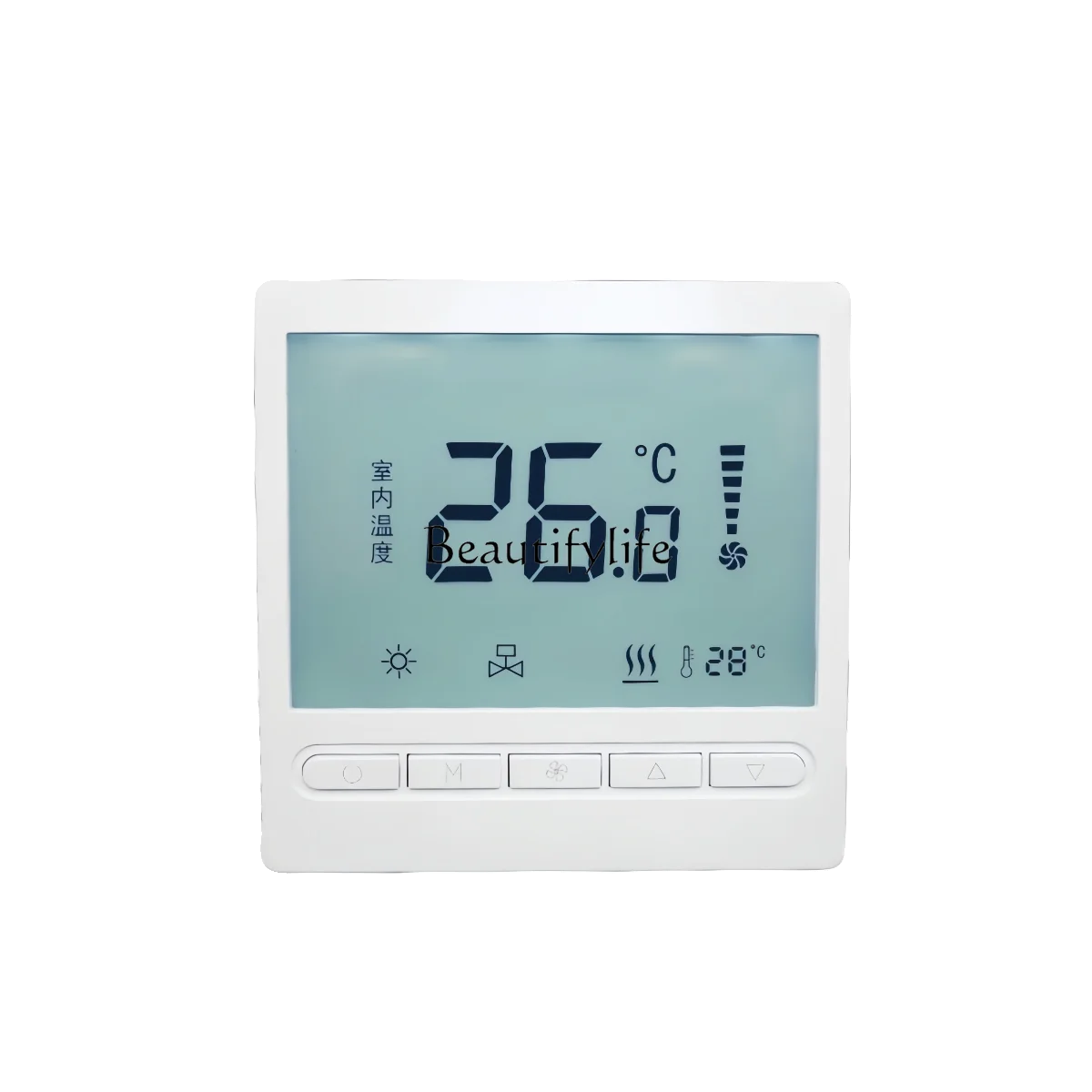 

*DC brushless motor 0-10V stepless speed regulation linkage fan coil