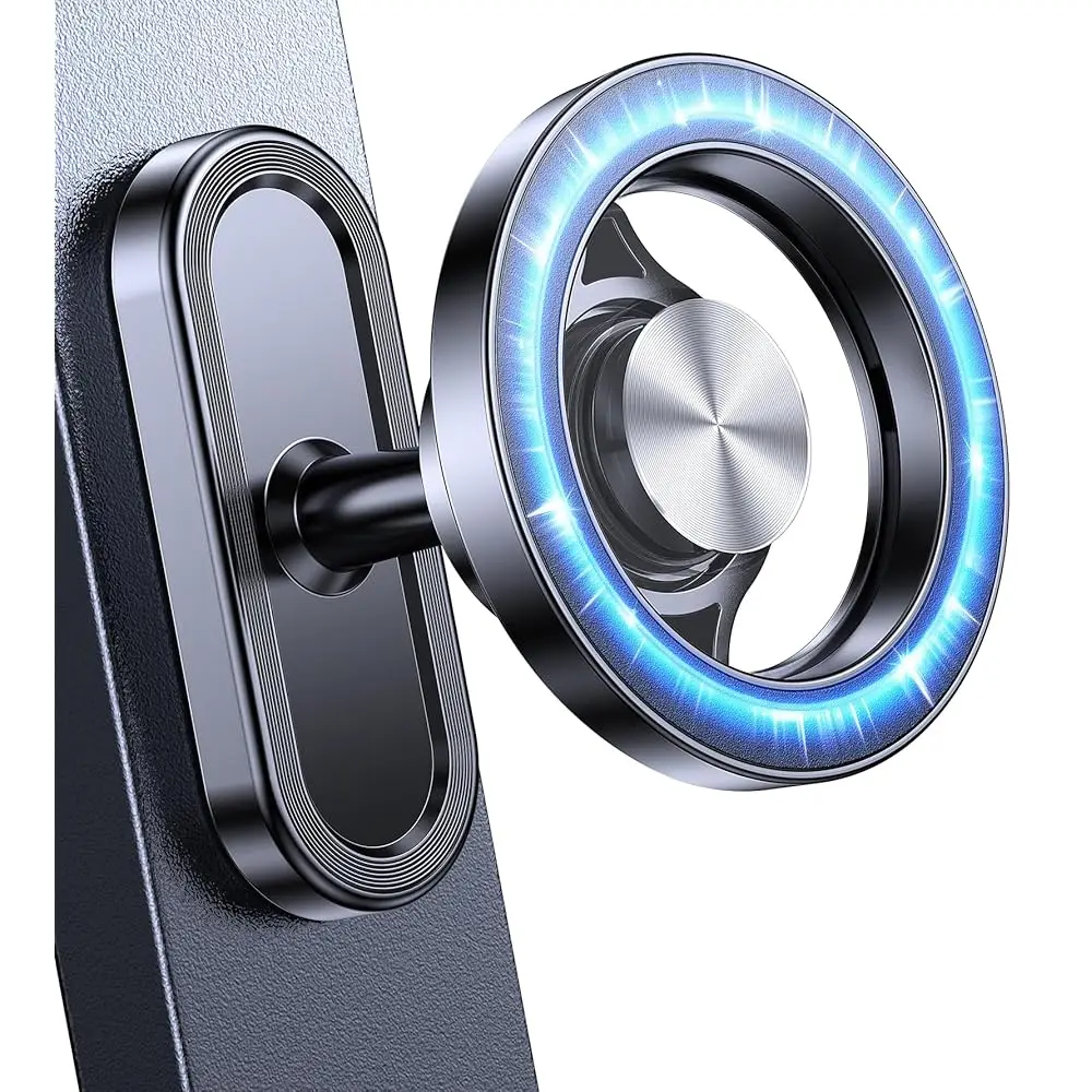 

Dual Magnetic Phone Holder for Gym Mag Safe Phone Holder【Strong Magnet】 Gym Phone Holder Camera Mount for Gym Accessories fo