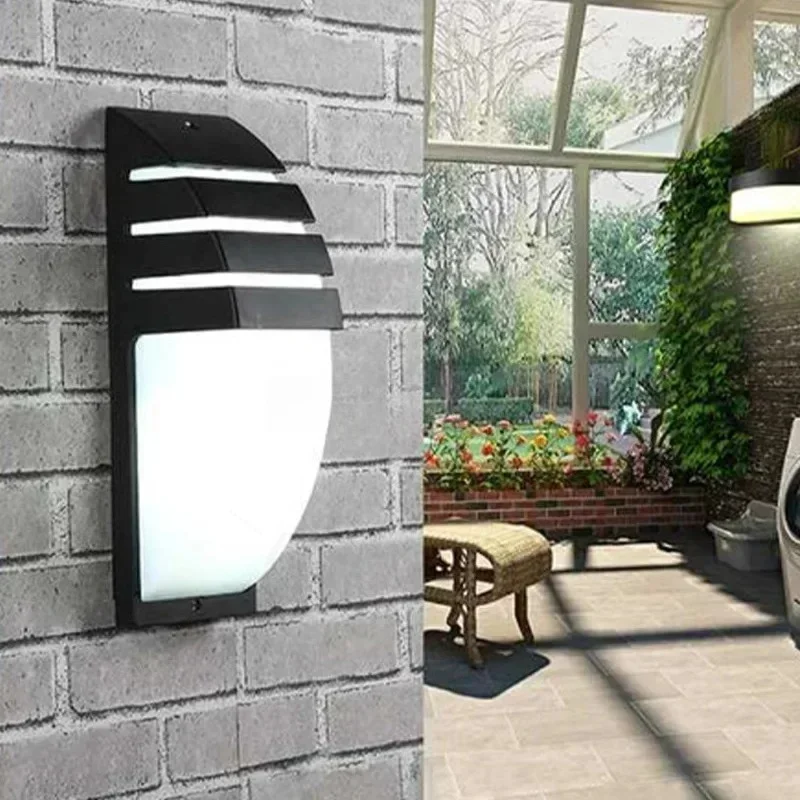 LED Outdoor Wall Light Waterproof Radar Motion Sensor Outdoor Wall Lamp Porch Light Exterior Light Outdoor Lighting
