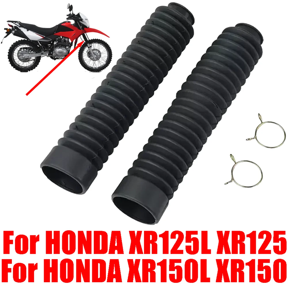 

For HONDA XR125L XR125 XR150L XR150 XR 125 150 Motorcycle Front Fork Anti Dust Cover Gaiter Boots Shock Absorber Guard Protector