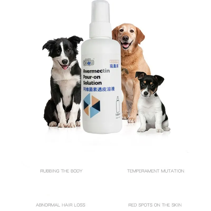 100ML Pet Flea & Tick Spray for Dogs Cats Fresh Fragrance Natural Pet Care Topical Spray