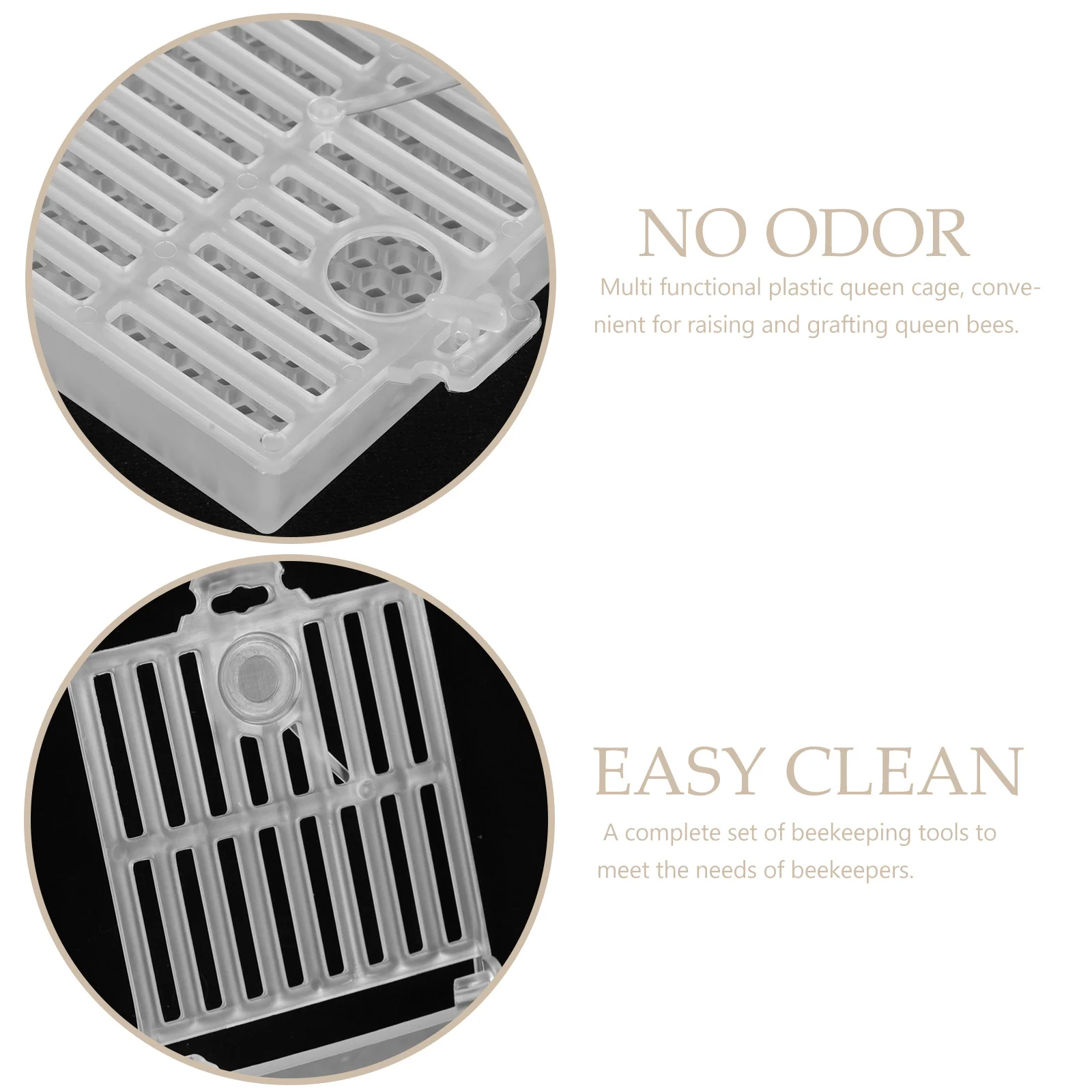 

Bee Rearing Cages Plastic Durable Lightweight For Bee Breeding Tool Hive Management Beekeeper Supplies Incubation Base