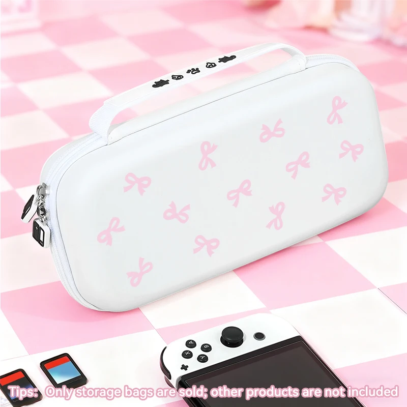 

Портативный жесткий чехол для переноски Switch NS/OLED, с несколькими отделениями, защитный чехол для игровой консоли, коробка для аксессуаров