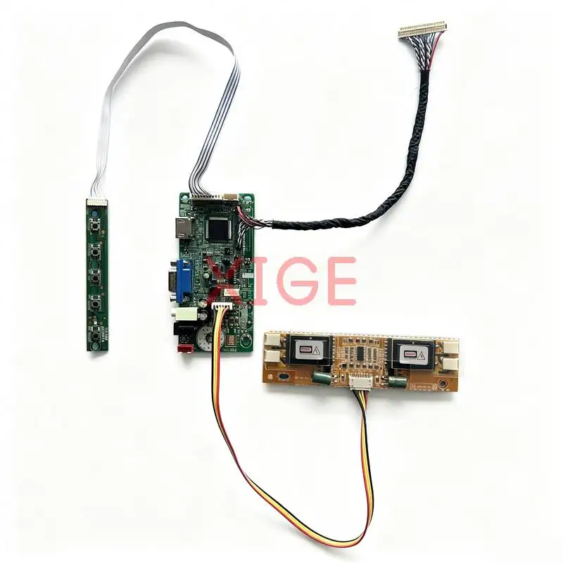 

Monitor Controller Drive Board Fit M170E4 M170EN06 CLAA170EA02 M170EN05 1280*1024 1280x1024 4-CCFL HDMI+VGA LVDS 30-Pin DIY Kit