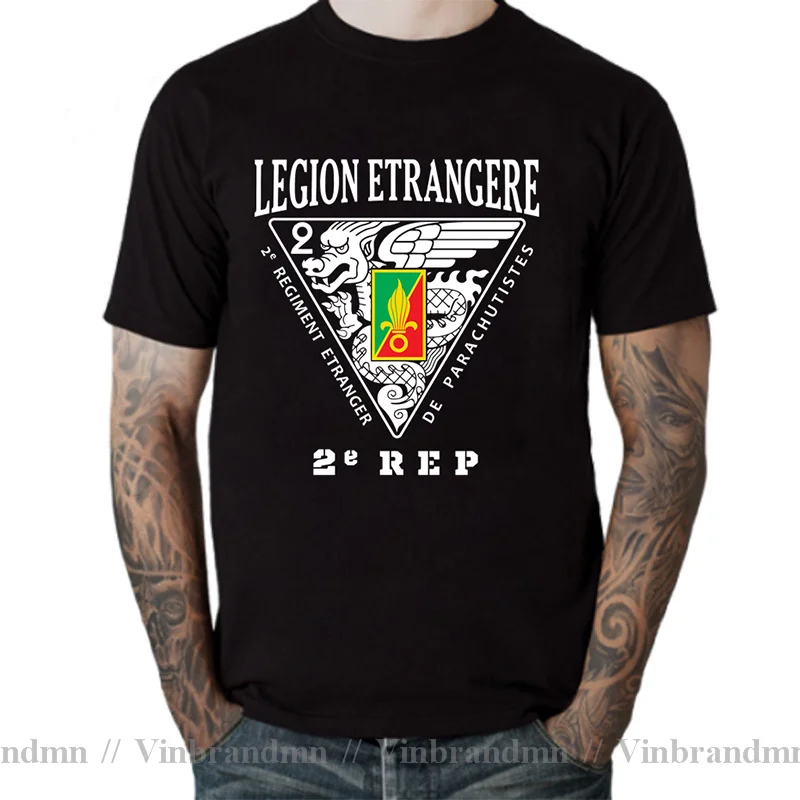 French Legion Etrangere T Shirt Men France 2rep 3rep T-shirt Walk Or Die French Legionnaire Special Forces Military Army TShirt