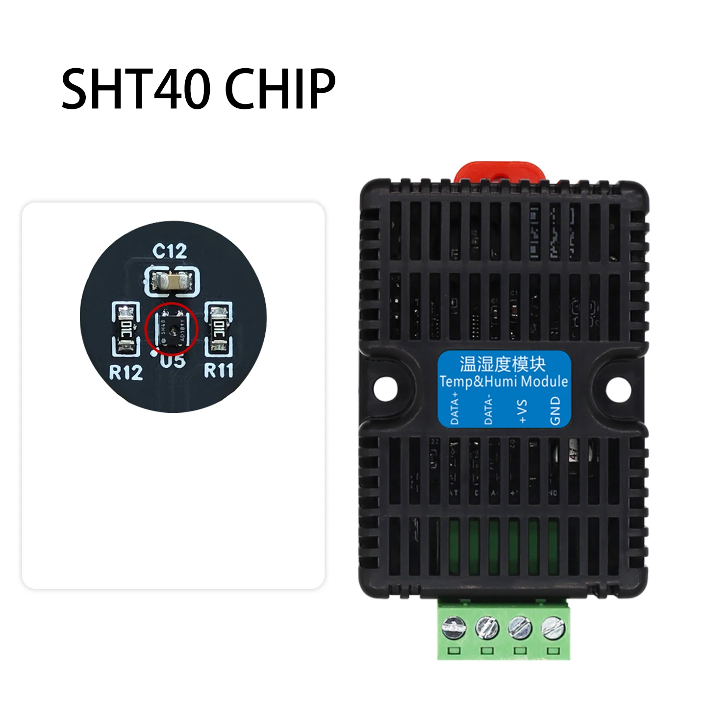 High Precision Temperature and Humidity Transmitter Acquisition Module RS485 Communication Modbus Protocol