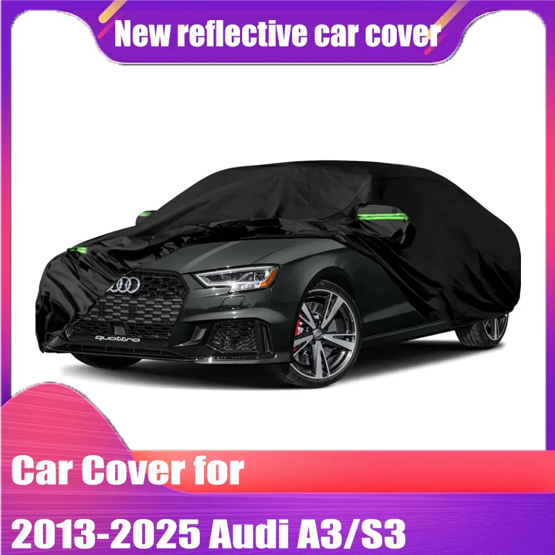 

Waterproof Car Covers Replace for 2013-2025 Audi A3/S3 Windproof Bands for Snow Rain Dust Hail Protection