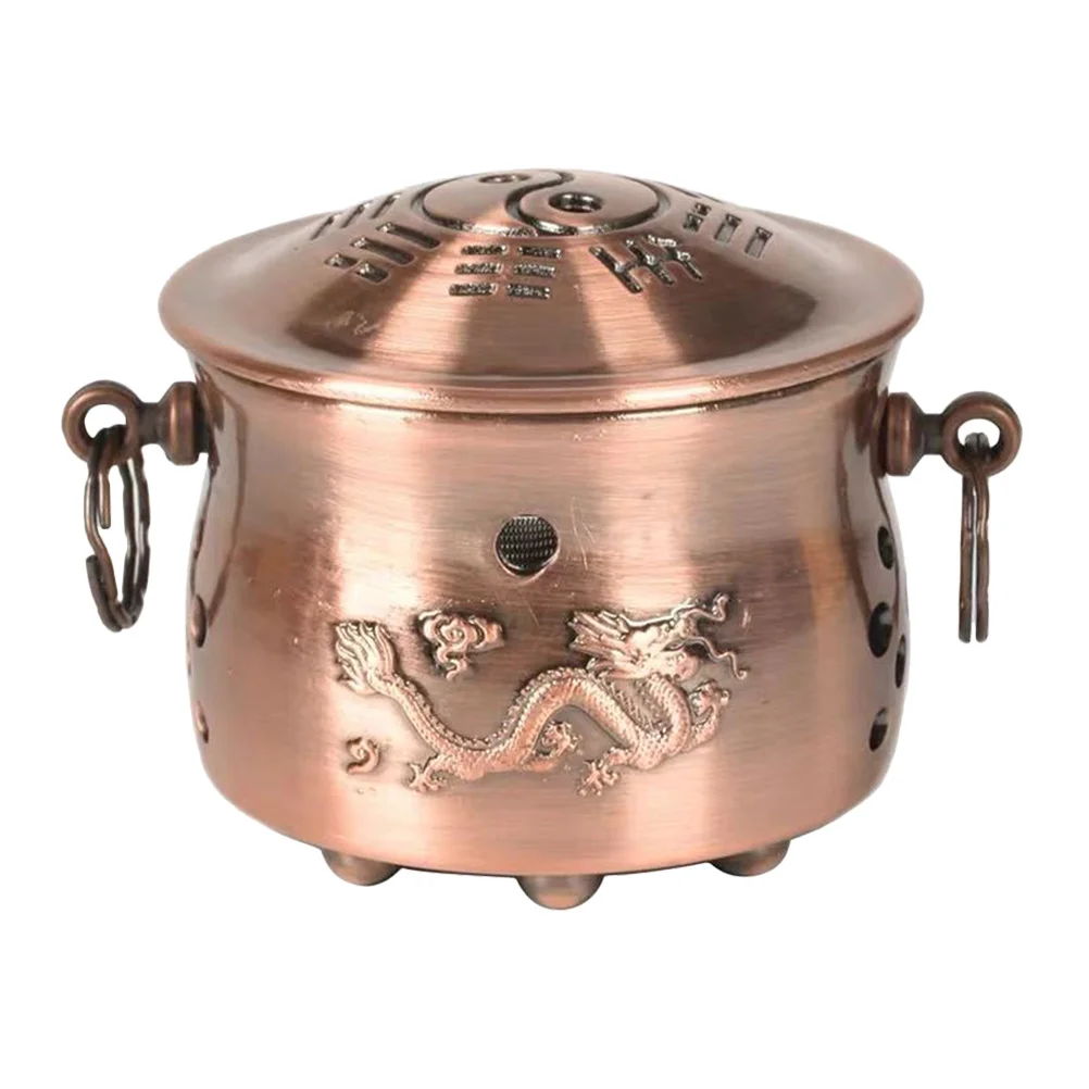 

Portable Moxa Box Metal Moxibustion Burner Thickened Wall Safe Household Scraping Moxibustion Pot Massage Accessory