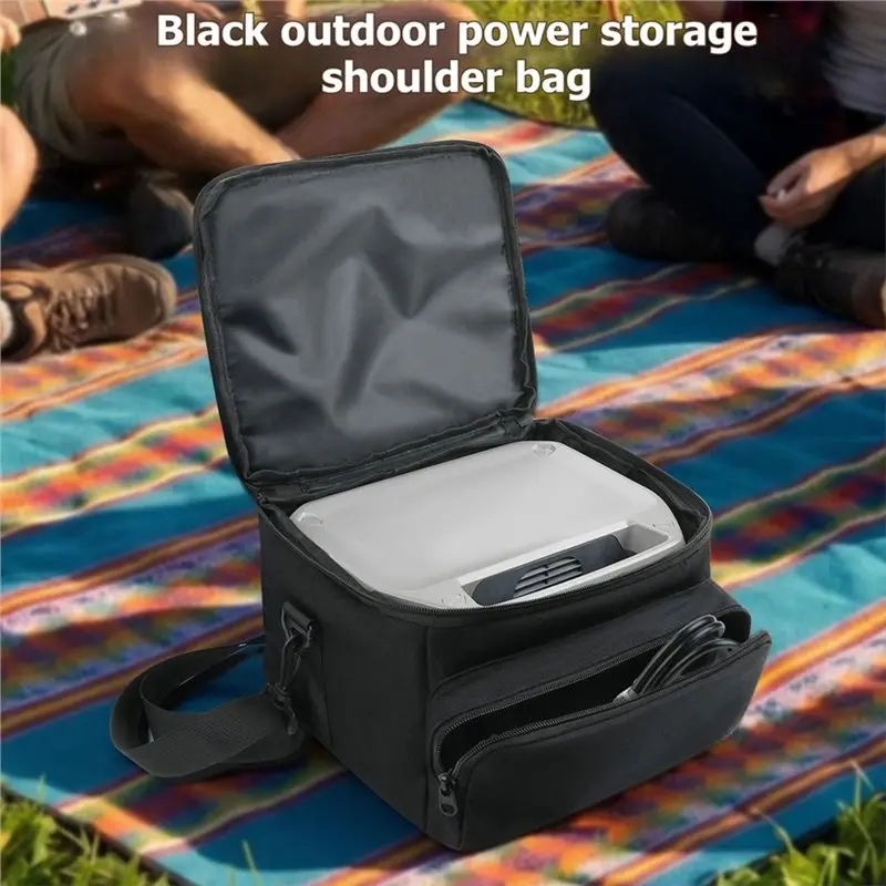 WORTHOWN-Portable Power Station Carrying Case Bag For EF ECOFLOW RIVER 2 Outdoor Travel Camping Charging Accessories
