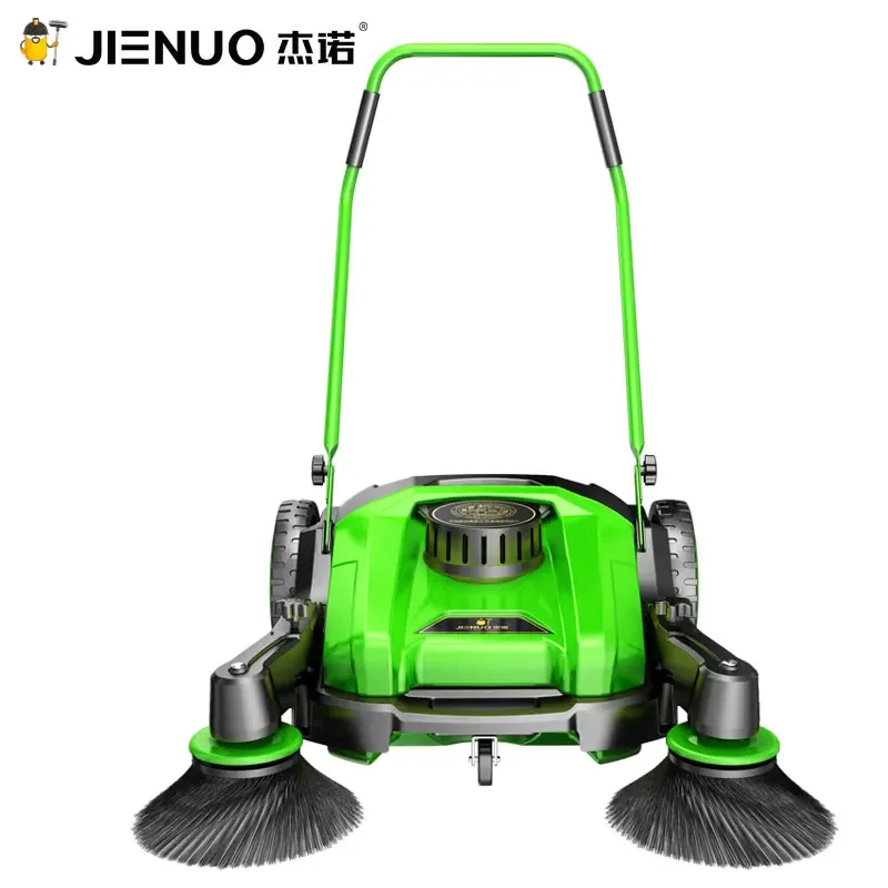 JIENUO Professional 50L 980mm Road Sweepers Hand Push Floor Sweeper Machine for Cleaning Leaves Dust Debris Brick JN9055A