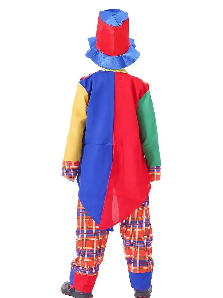 Children's Clown Costume Tailcoat Ball Costume Halloween Cosplay Traditional Chinese Ethnic Stage Performance Women's Wear