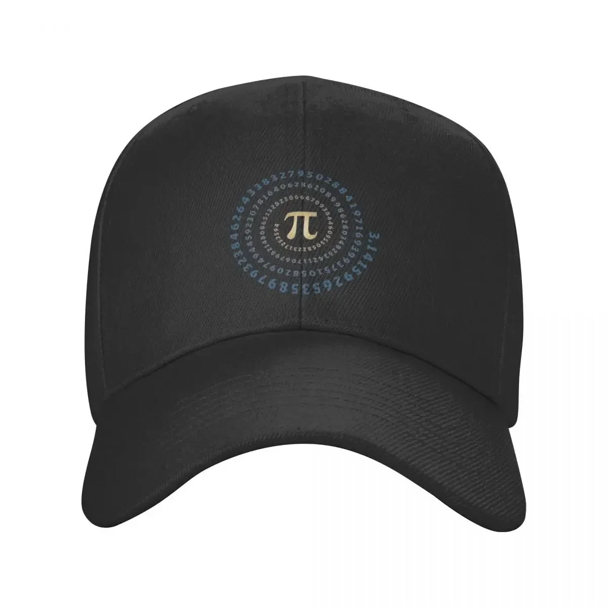 Pi, π, spiral, Science, Mathematics, Math, Irrational Number, Sequence Baseball Cap western Hat Anime Golf For Women Men's