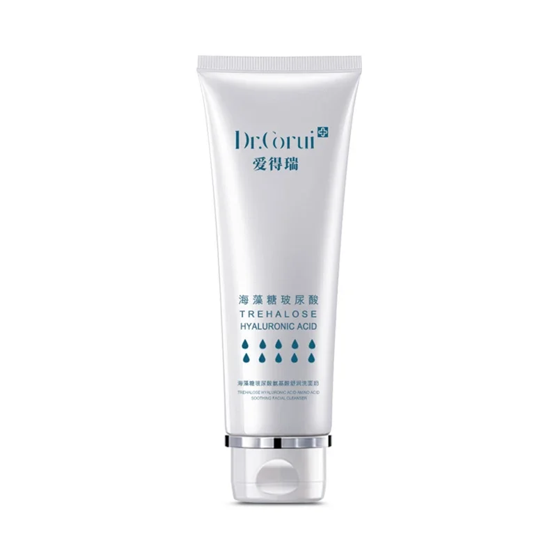 

Trehalose Hyaluronic Acid Amino Acid Soothing Facial Cleanser Improve Roughness of The Skin Leaving It Radiant and Hydrated