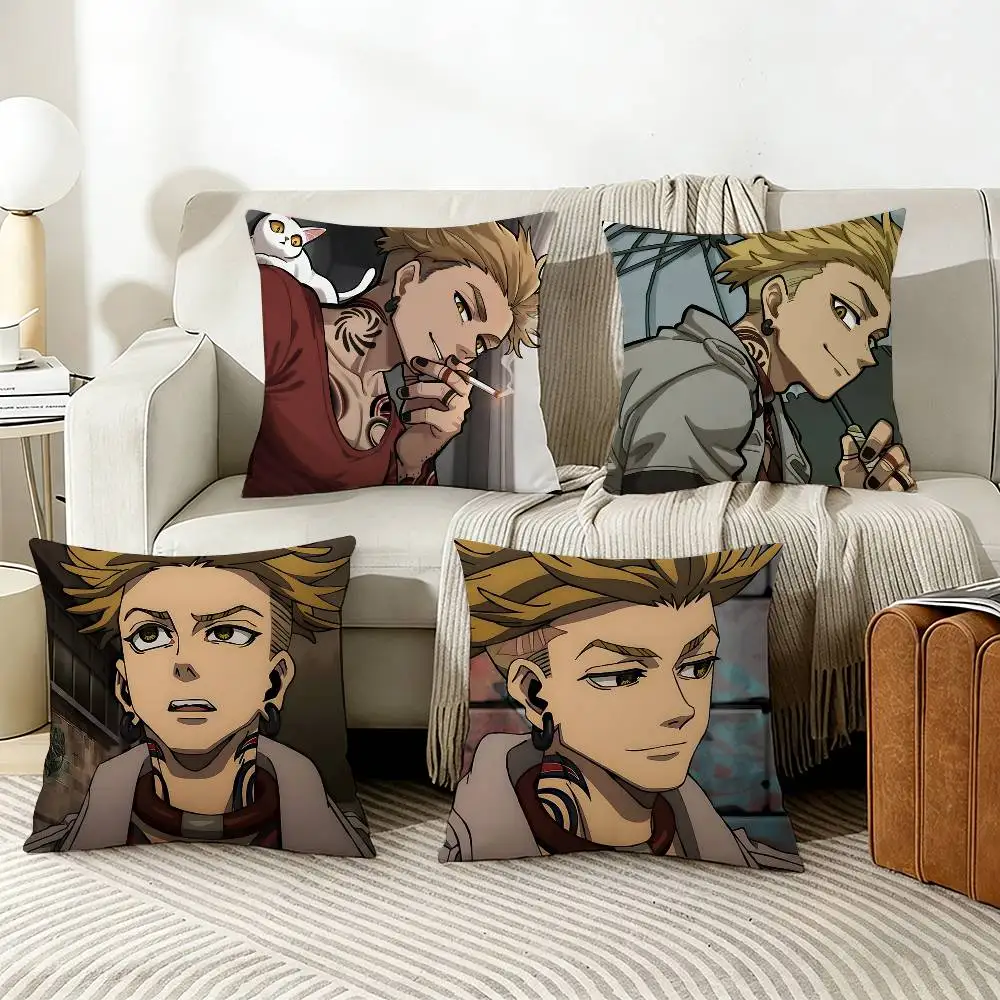 Enjin G-Gachiakuta Pillow Case Living Room Sofa Cushion Cover Suitable For Home Bedroom Room Decoration