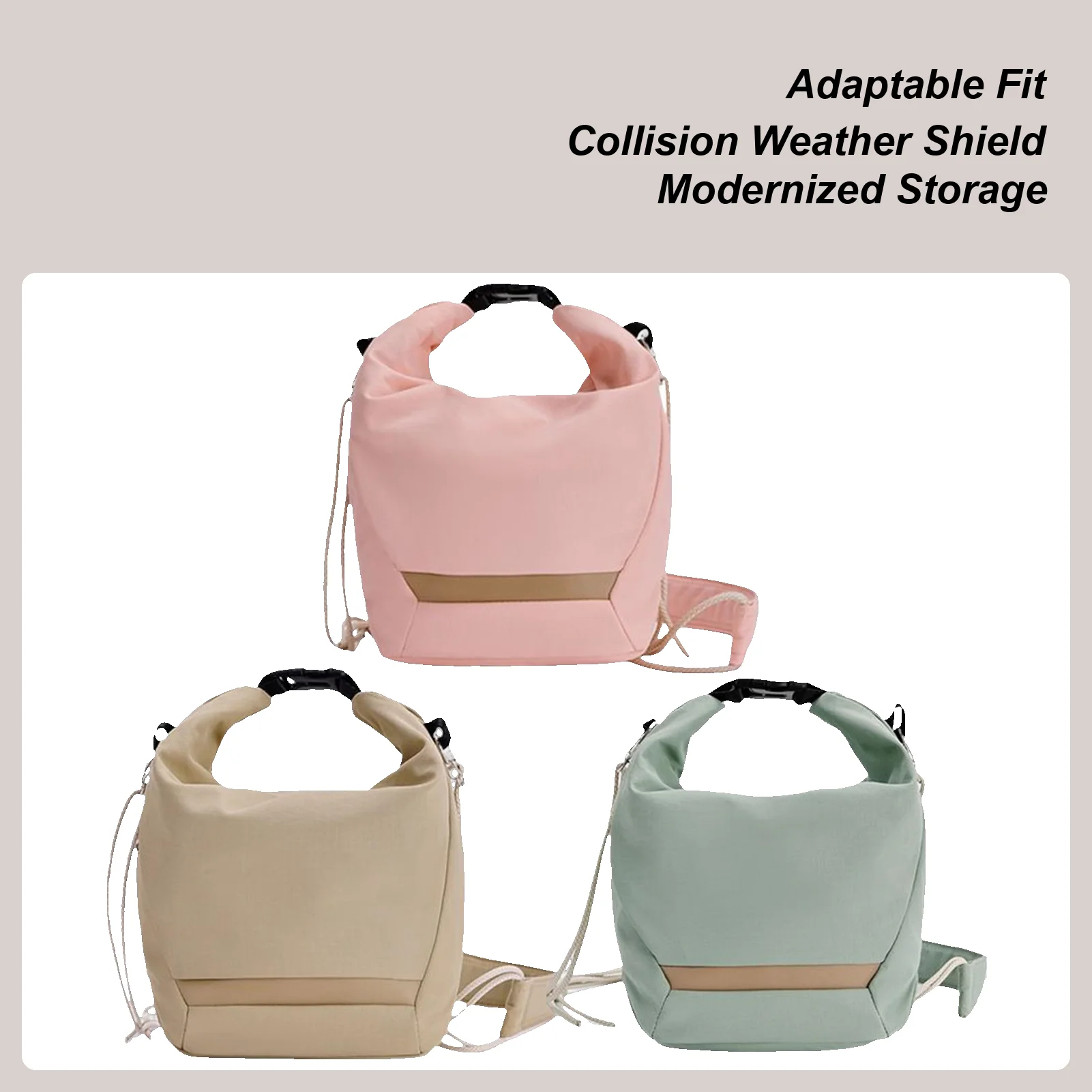 Nylon Camera Shoulder Bag DSLR Camera Bag Waterproof Sling Pouch For Students Photographer Everyday Carry Outdoor Travel Trip