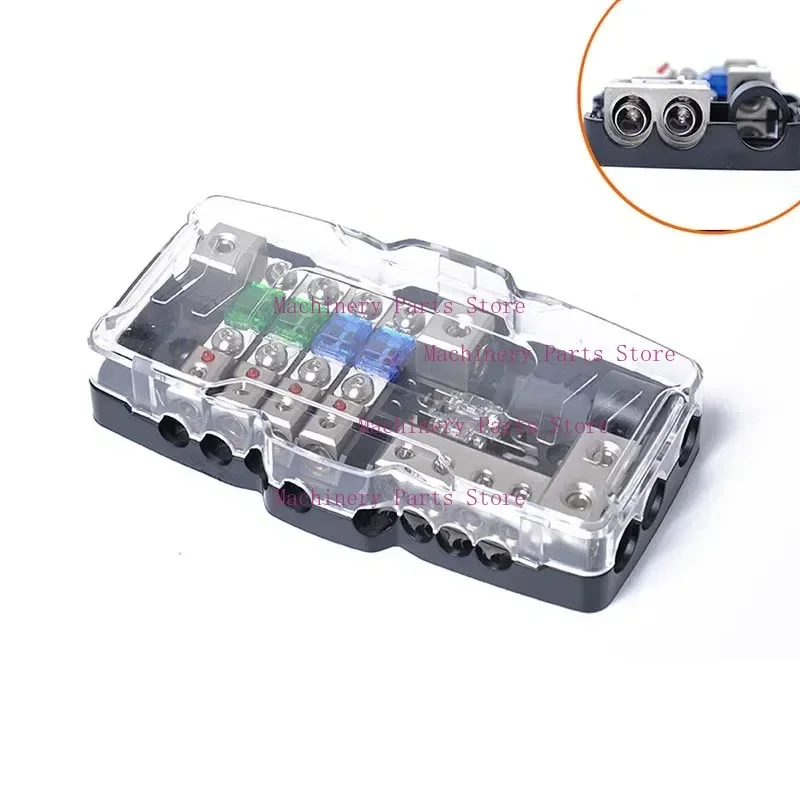 Car Audio ANL Fuse Holder Power Distribution Block Fusebox 2 Input 4 Output